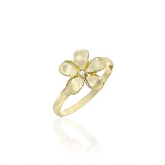Queen Plumeria Diamond Ring