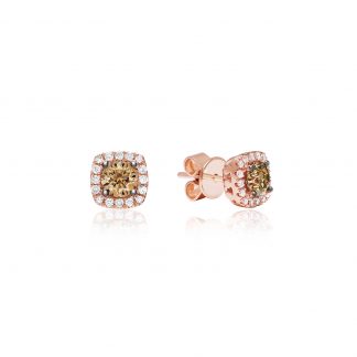 Koa Diamond® Square Stud Earrings 1.0ct